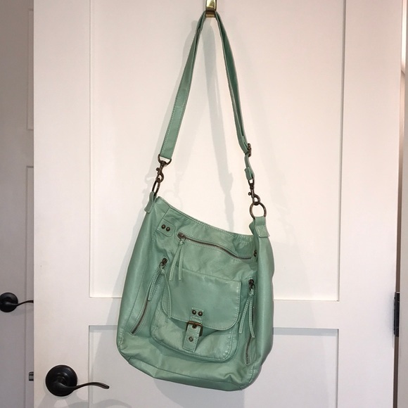 Handbags - Mint Green Leather Bag